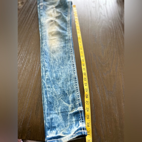 Buckle skinny jeans black label acid wash distressed‎ stretch tall - Picture 9 of 12